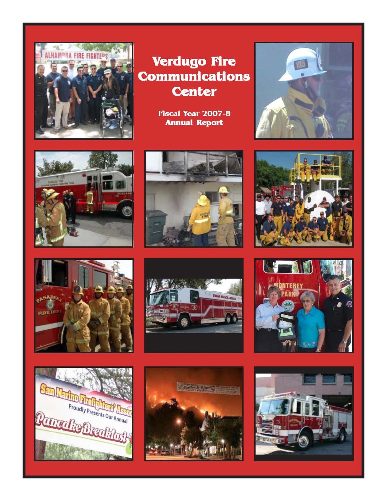 FY 2007-2008 annual report Cover