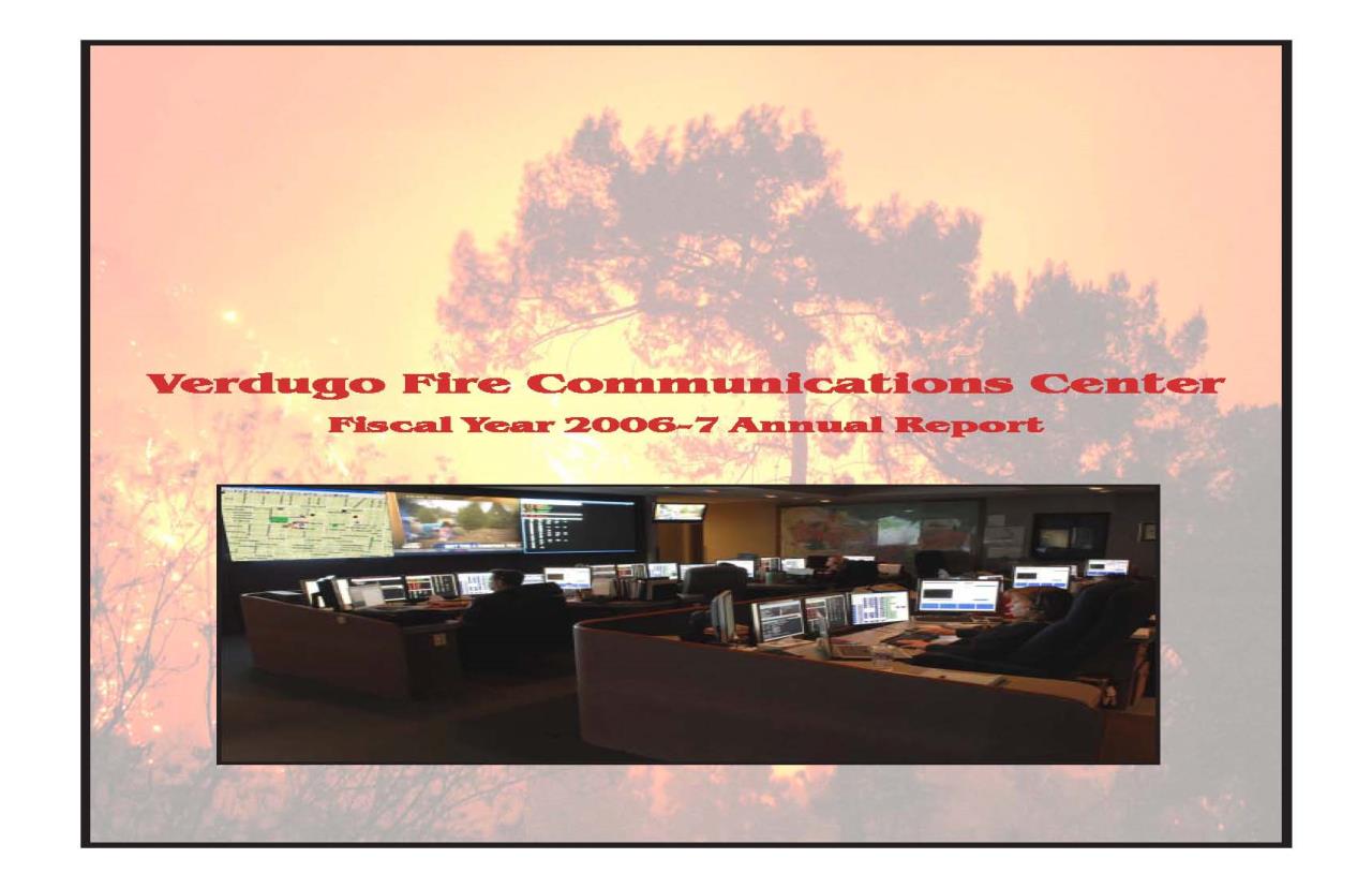 FY 2006-2007 annual report Cover