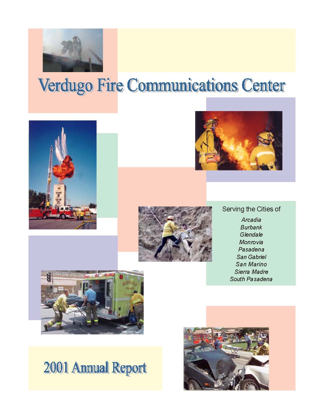 FY 2000-2001 Annual report Cover