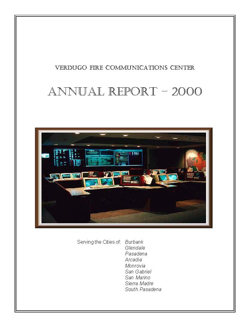 FY 1999-2000 Annual report cover