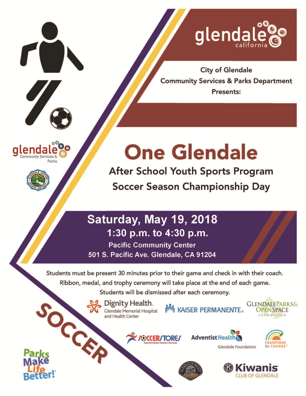 2017-18 One Glendale Soccer Championship