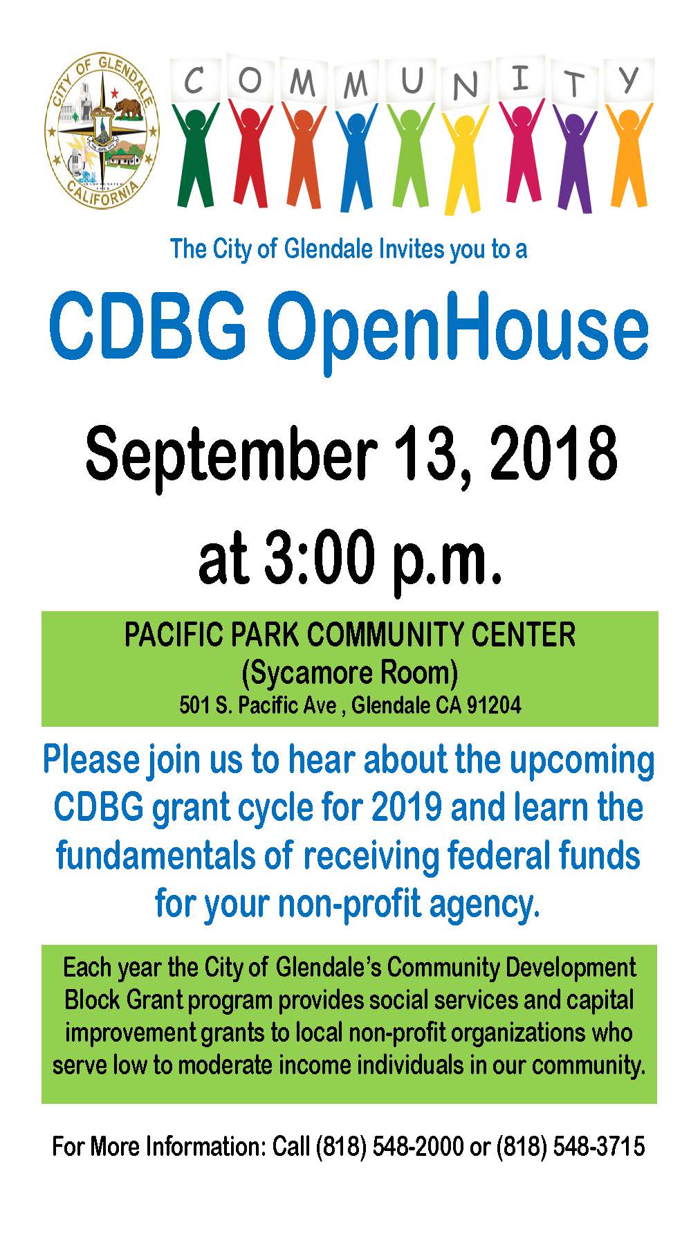 CDBG Open House 2018