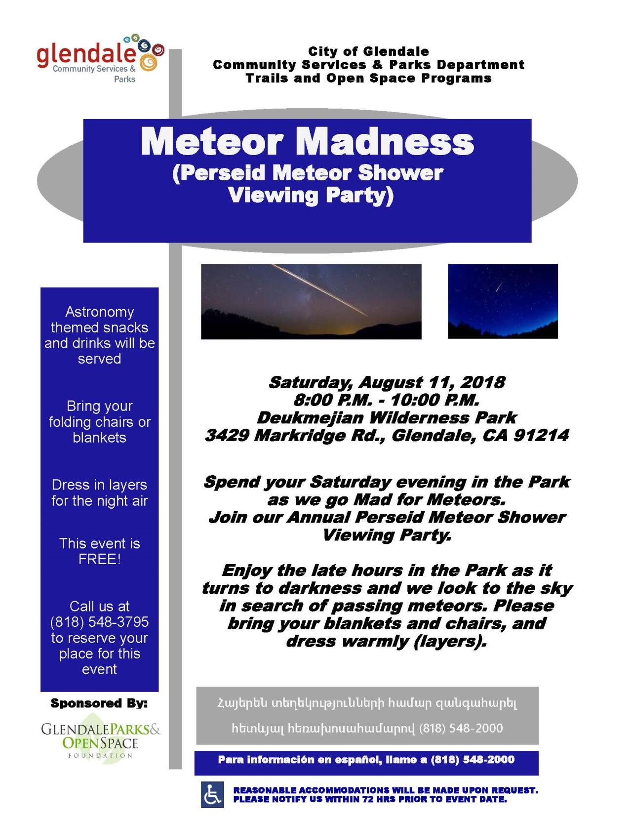 2018 8 Meteor Madness