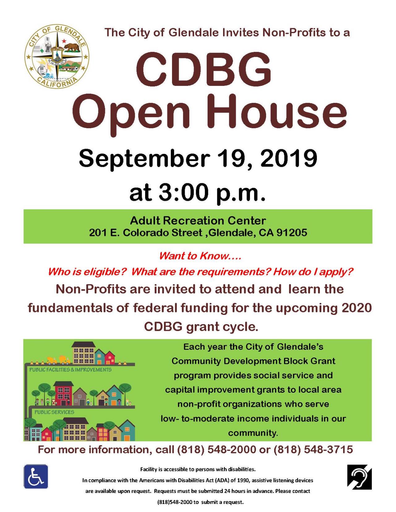 CDBG Open House 2019