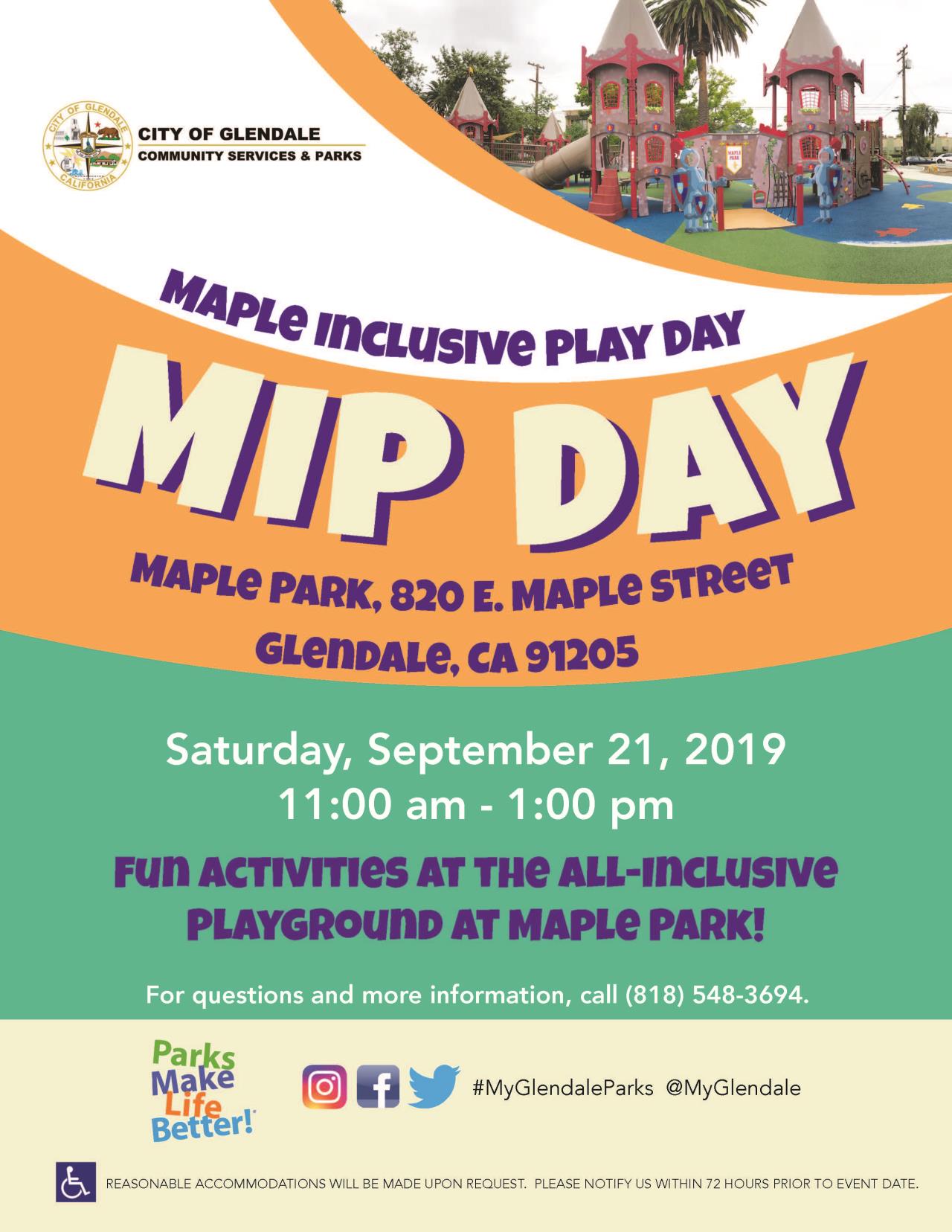 Maple Park Day flyer 8-14