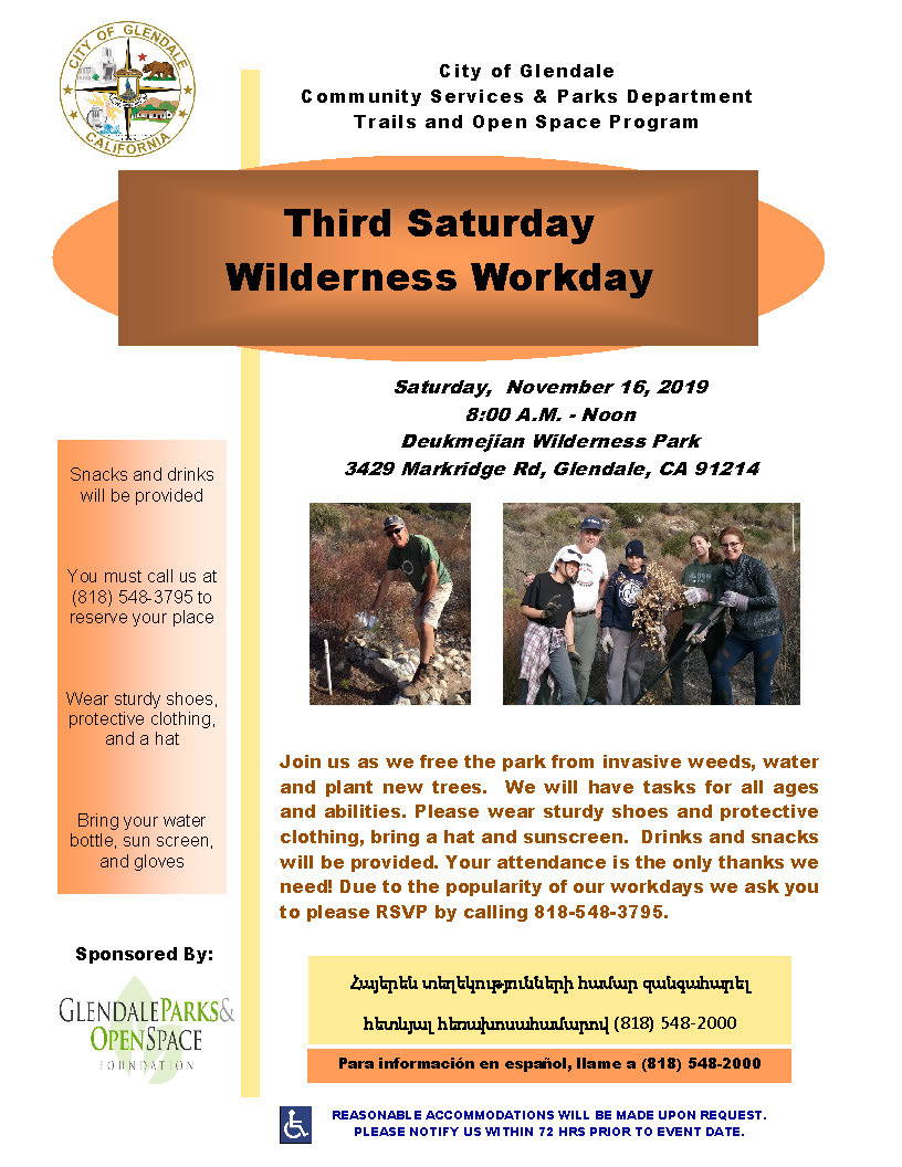 Wilderness Workday 2019 11