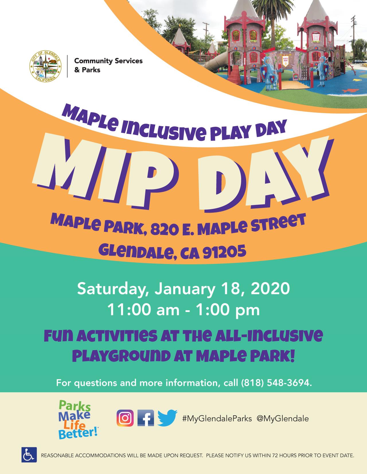 Maple Park Day flyer Jan 18