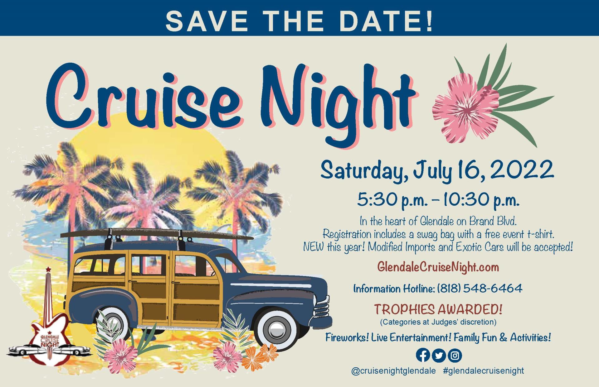 Cruise Night Save the Date 2022