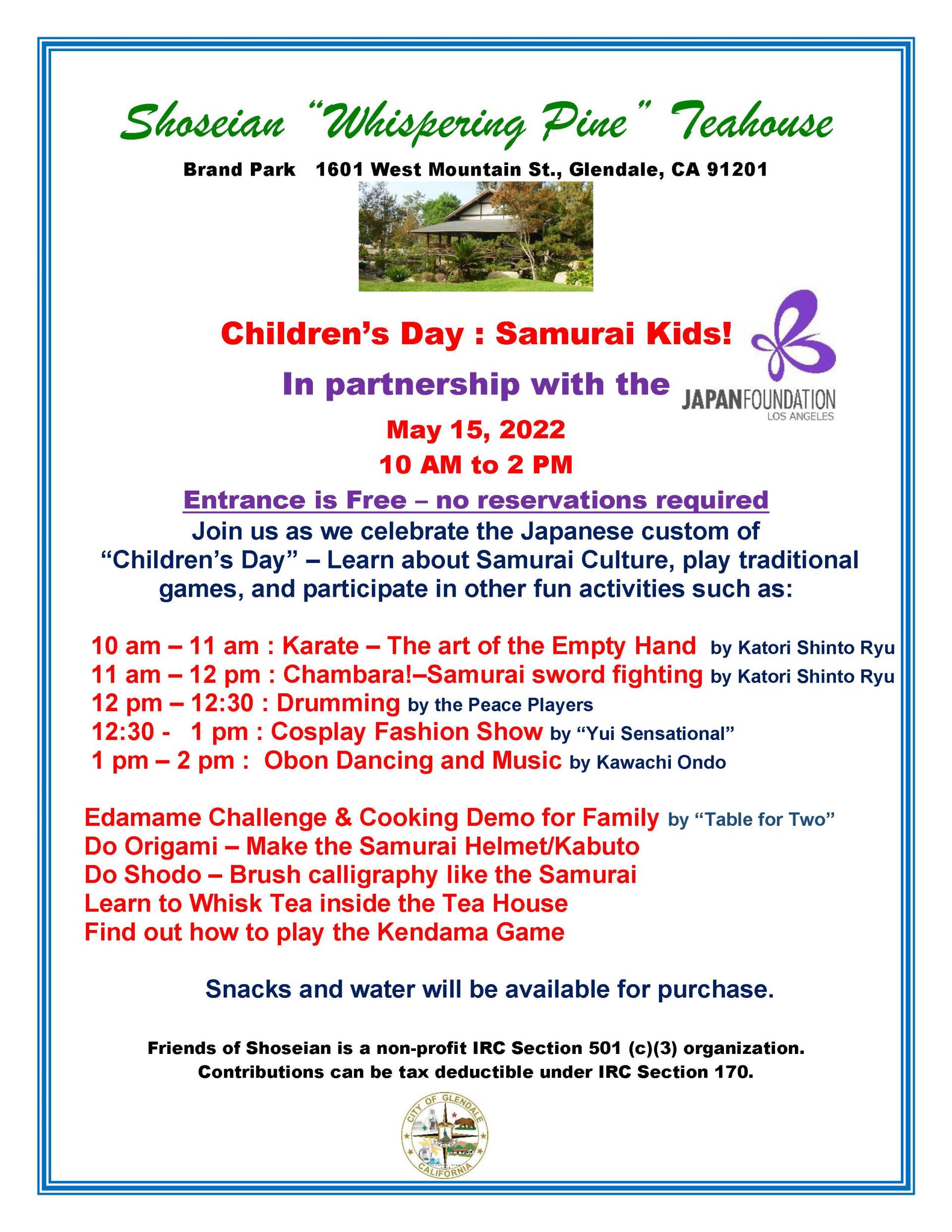 Shoseian Childrens Day - May 15 2022 V3