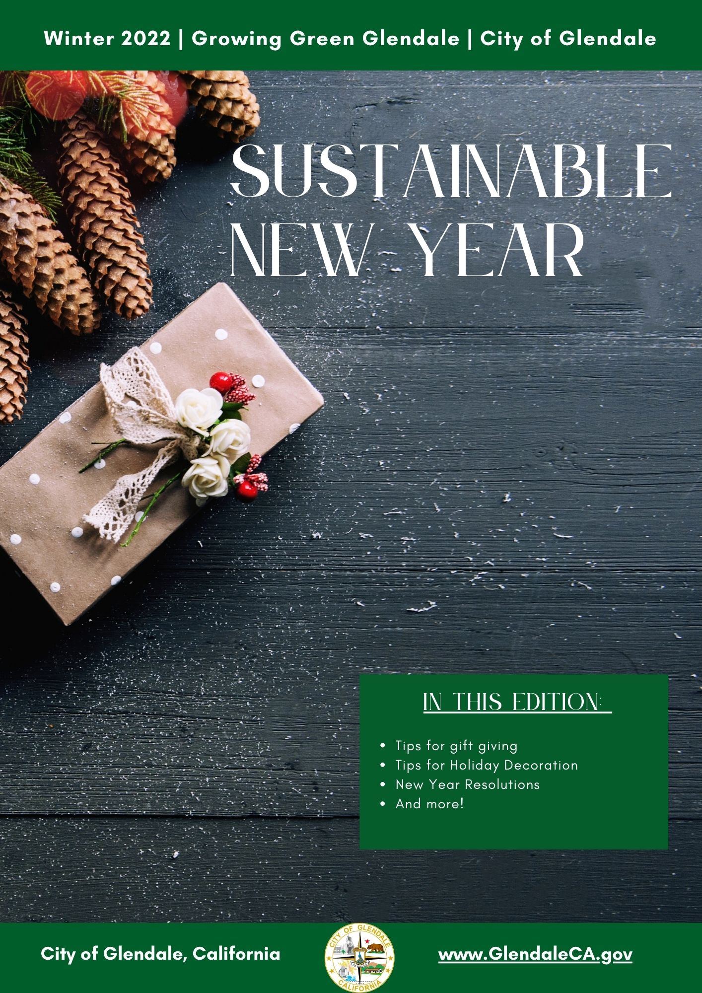 Holiday Newsletter 2022 Office of Sustainability Growing Green