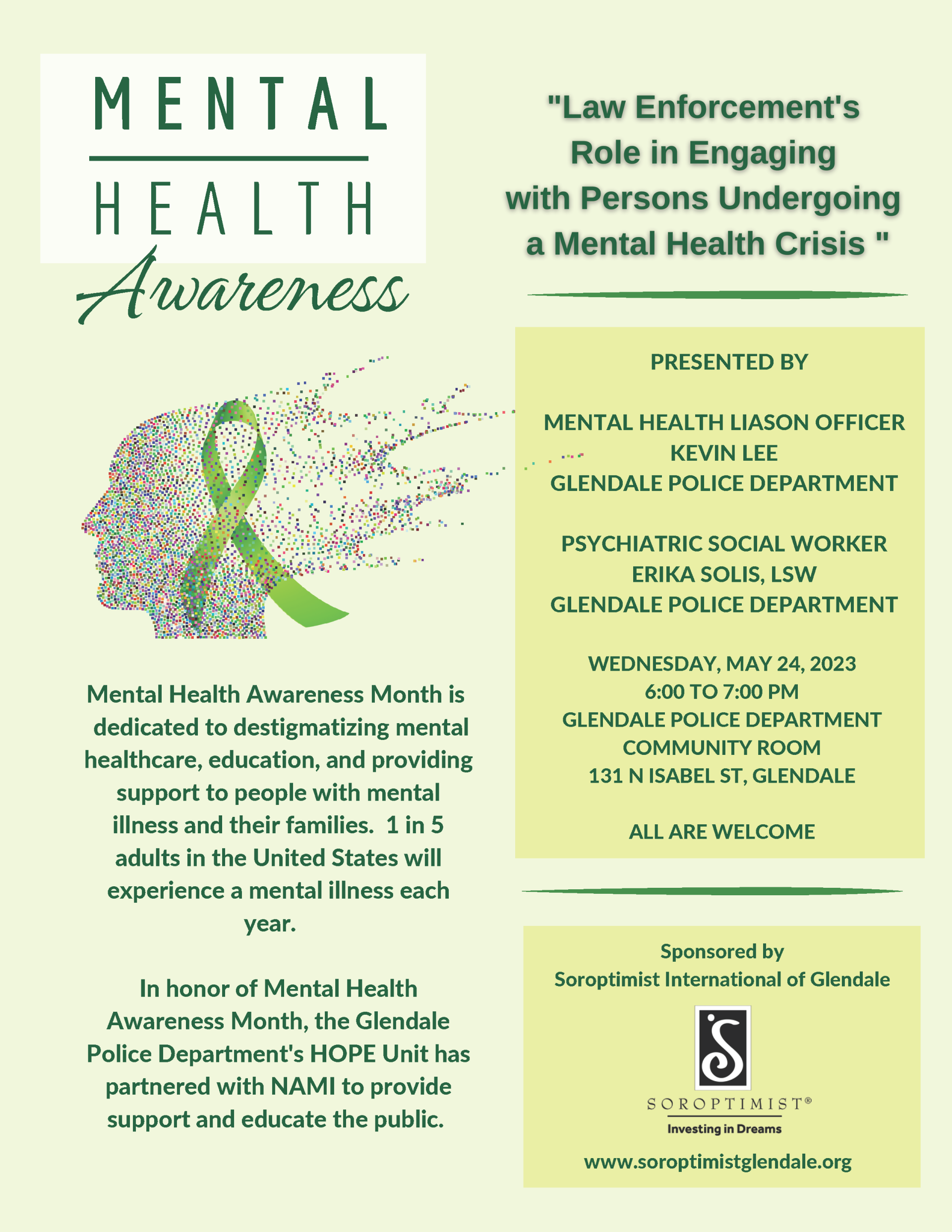 Mental Health Awareness Presentation 05242023