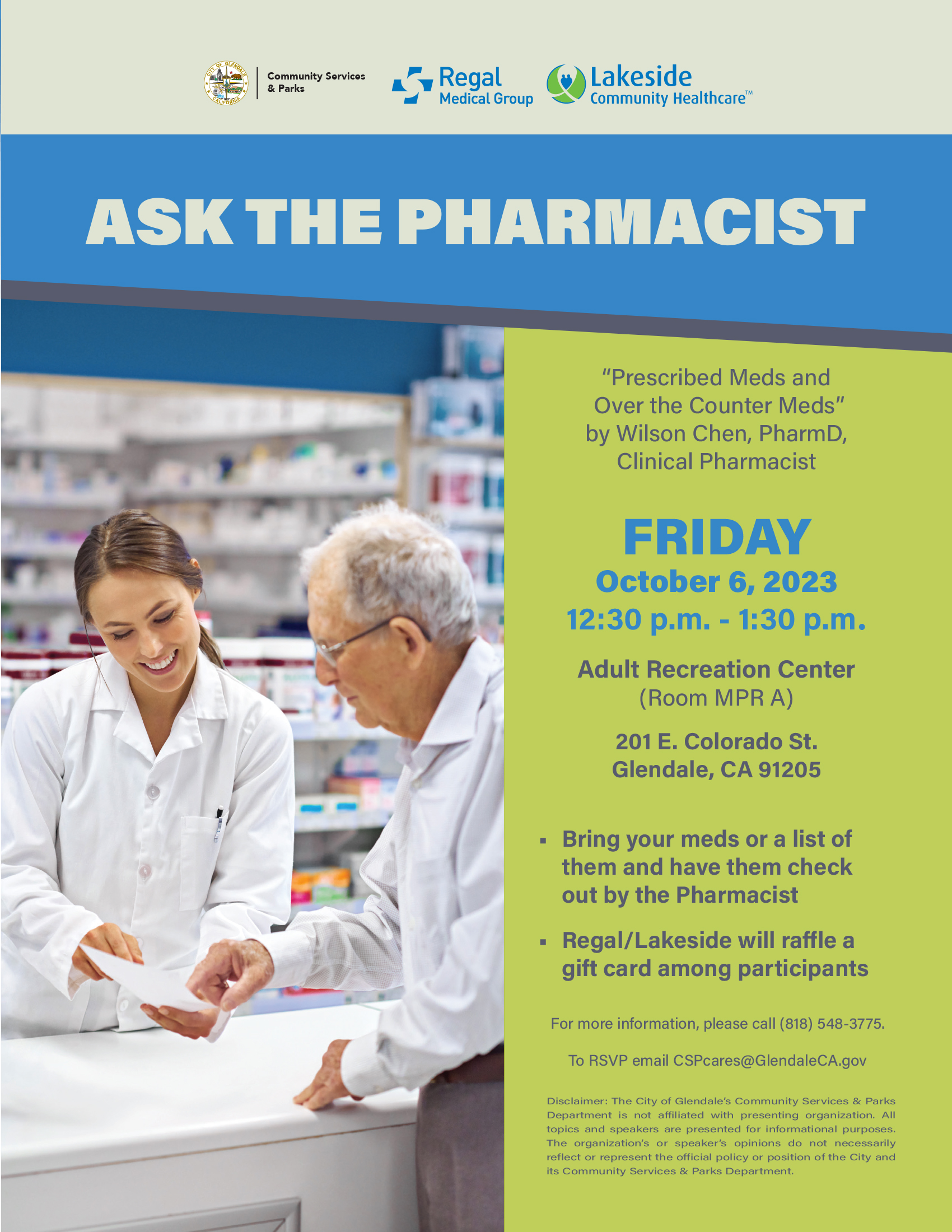 Ask a Pharmacist flyer FINAL