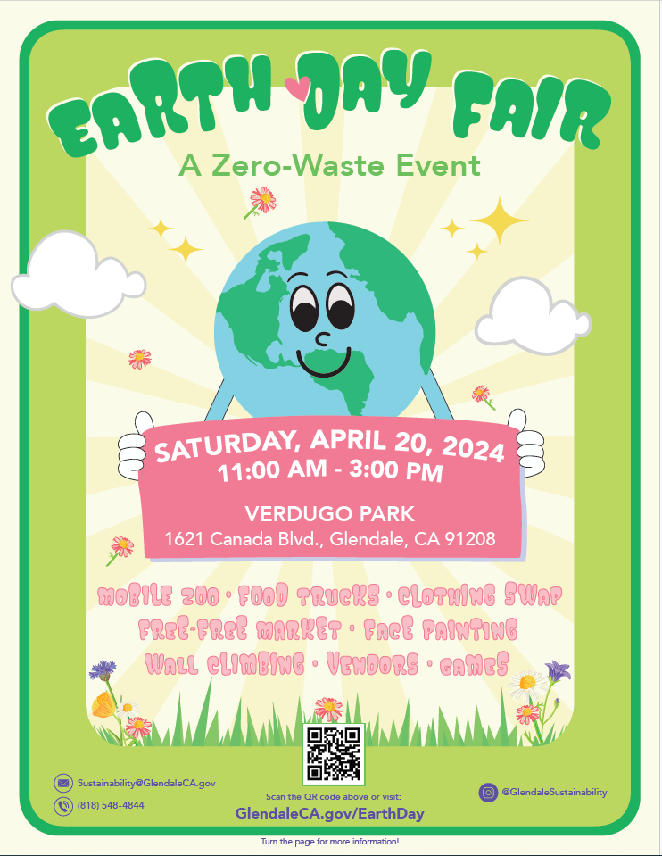 FrontSide Earth Day Fair 2024 flyer and event infor