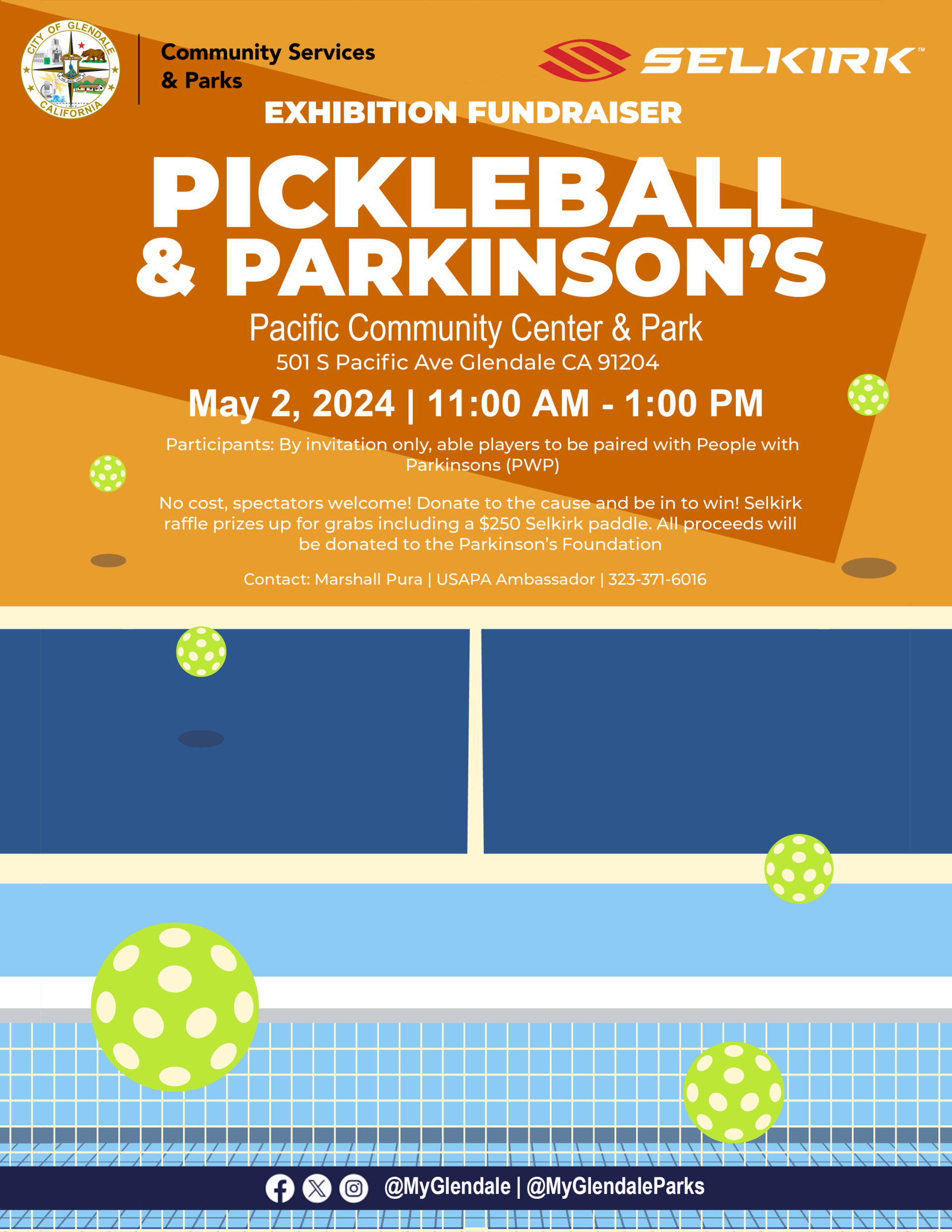 Pickleball for Parkinson's Flyer