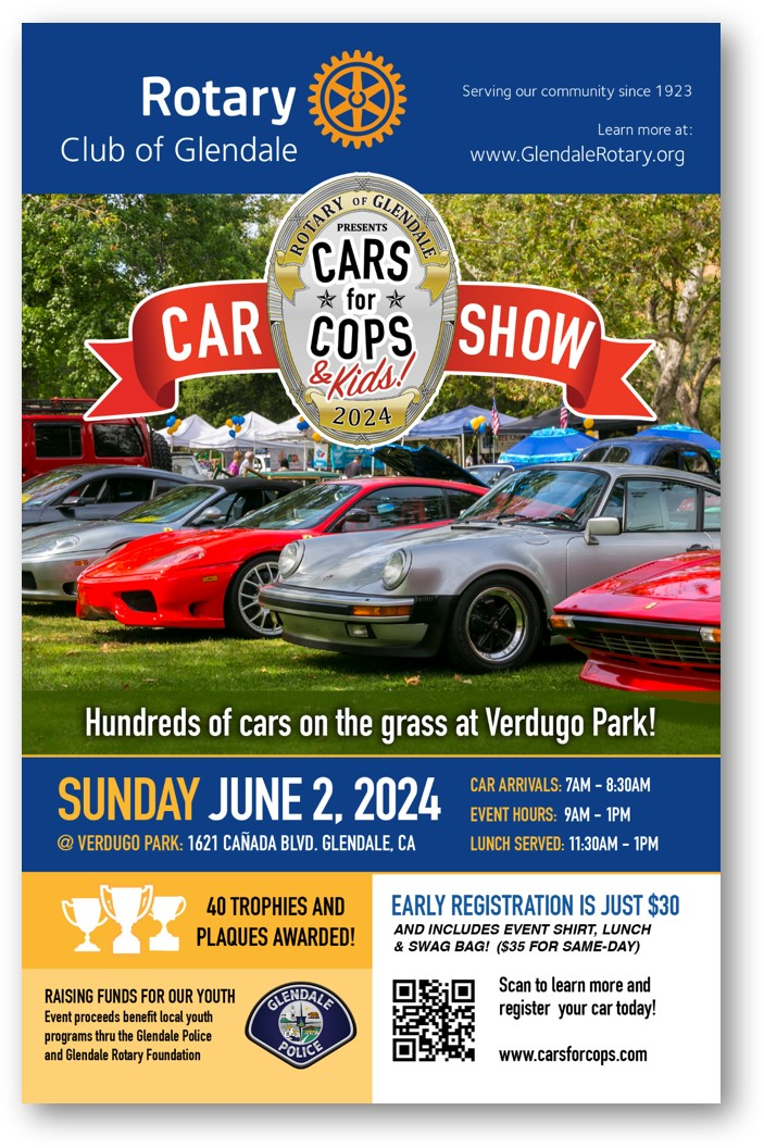 2024 Cars for Cops flyer